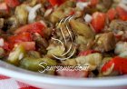 طريقة عمل سلطة الباذنجان المشوي بالخضار