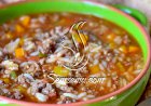طريقة عمل شوربة الأرز باللحم
