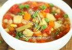 طريقة عمل شوربة الخضار السريعة