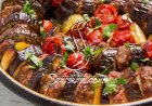 طريقة عمل كباب باذنجان بالفرن