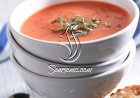 شوربة الطماطم والفلفل الرومي والبصل المشوية