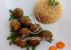 كفتة الدجاج مع الأرز