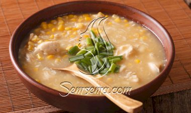 طريقة عمل شوربة الدجاج بالذرة