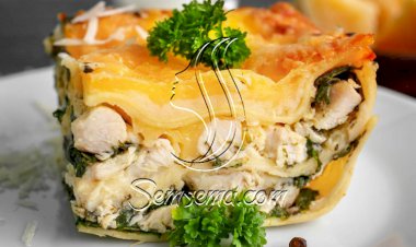 طريقة جديدة.. لازانيا بالدجاج