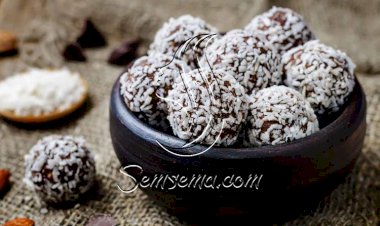 طريقة عمل كرات زبدة اللوز