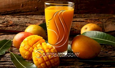 طريقة عمل سموثي المانجو والبرتقال بالزبادي