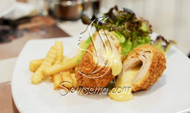 طريقة عمل رول الدجاج بالجبن والمشروم