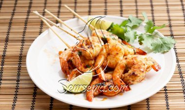 طريقة عمل الجمبري المشوي بالعسل