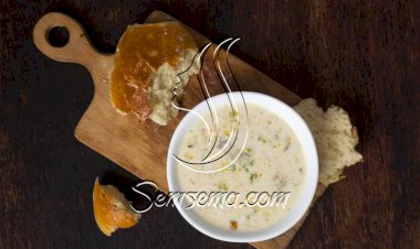 طريقة عمل شوربة مشروم بالشعيرية