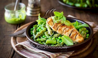 طريقة تحضير صدور الدجاج بالبسلة