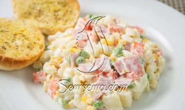 طريقة عمل سلطة البسلة والجزر بالزبادي