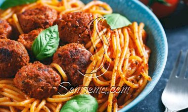 مكرونة بكرات اللحم في 30 دقيقة