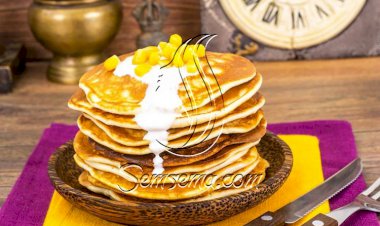 طريقة عمل بان كيك الذرة الصفراء