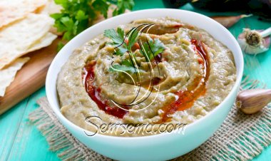 طريقة عمل سلطة بابا غنوج بالسماق