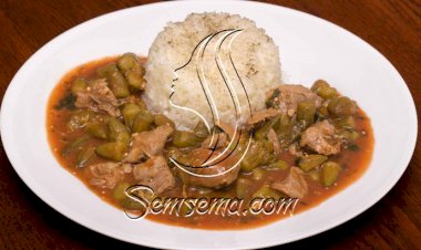 طريقة عمل بامية باللحمة الضأني