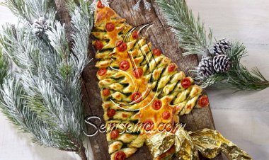 شجرة الكريسماس.. باف باستري بالسبانخ