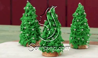 طريقة عمل تورتة شجرة الكريسماس