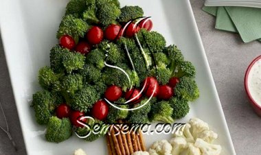 طريقة عمل سلطة البروكلي بالطماطم للكريسماس