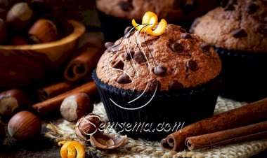 طريقة عمل كب كيك الشيكولاتة بالبرتقال