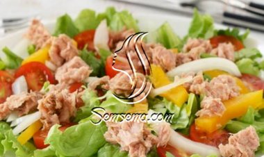 طريقة عمل سلطة التونة بالمستردة