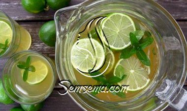 طريقة عمل مشروب الشاي الاخصر بالليمون