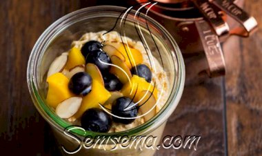 طريقة عمل الشوفان بقطع المانجو