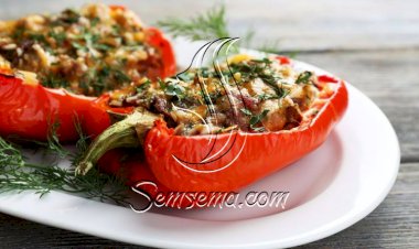طريقة عمل محشي الفلفل الحلو