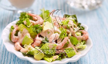 طريقة عمل سلطة الجمبري المشكلة