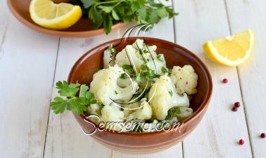 طريقة عمل قرنبيط بالثوم والليمون