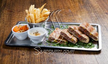 طريقة عمل الحواوشي بالفلفل الملون