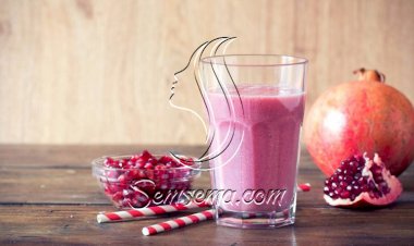مشروب الرمان بالحليب.. غني بالحديد والكالسيوم
