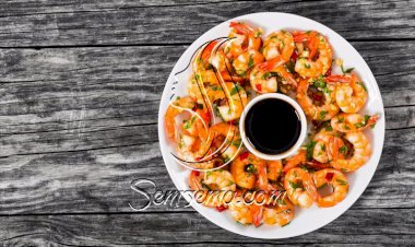 طريقة عمل جمبري بالثوم والكزبرة