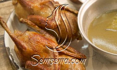 طريقة عمل حمام محشي بالفريك والزبيب