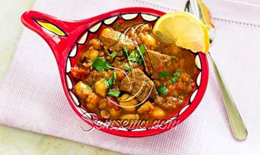 طاجن لحمة بالحمص من مطبخ الشيف أسامة