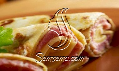 طريقة عمل كريب السوسيس بالجبن