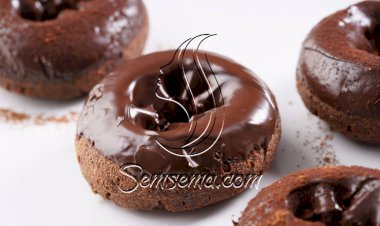 طريقة عمل دونات الشيكولاتة في الفرن