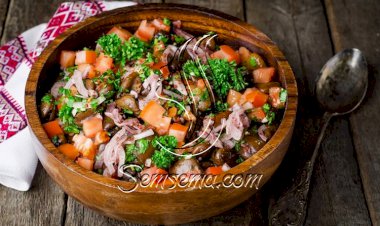 طريقة عمل سلطة الفول بالفلفل الحار