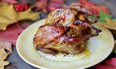 طريقة عمل السمان المحشي بالفريك