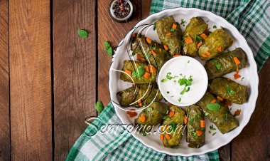 طريقة عمل محشي ورق العنب