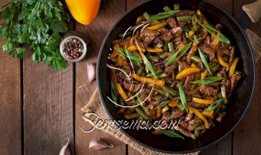 طريقة عمل فاهيتا اللحم بالفلفل الملون