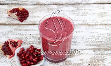 طريقة عمل سموثي الجوافة والرمان