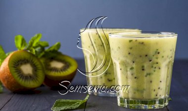 طريقة عمل سموثي الكيوي بالزبادي