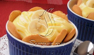 طريقة عمل بودينج الكاسترد بالموز