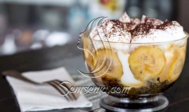 طريقة عمل أكواب البسكويت بالموز والشيكولاتة