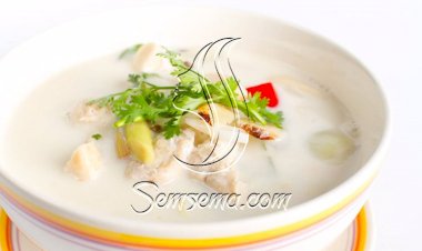 طريقة عمل شوربة الفاصوليا والدجاج الحارة بالكريمة