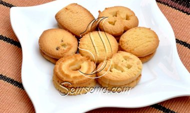 طريقة عمل كوكيز الزبدة بالفانيليا