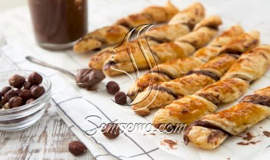 طريقة عمل تويست الباف باستري بالنوتيلا