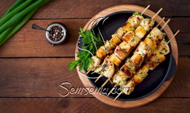 طريقة عمل شيش الدجاج بقطع التفاح