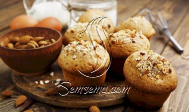 طريقة عمل كب كيك باللوز