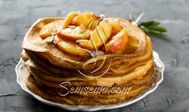 طريقة عمل بان كيك بمربى الخوخ